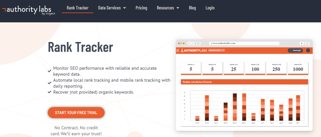 AuthorityLabs Rank Tracker API